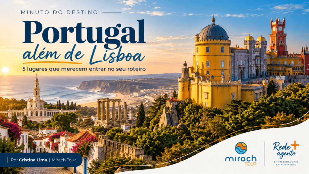 Portugal além de Lisboa: roteiro por Sintra, Nazaré, Fátima, Óbidos e Évora