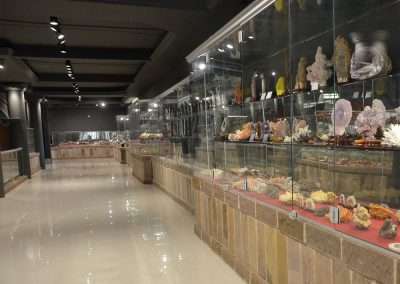 Cristais do Museu de Ametista do Sul